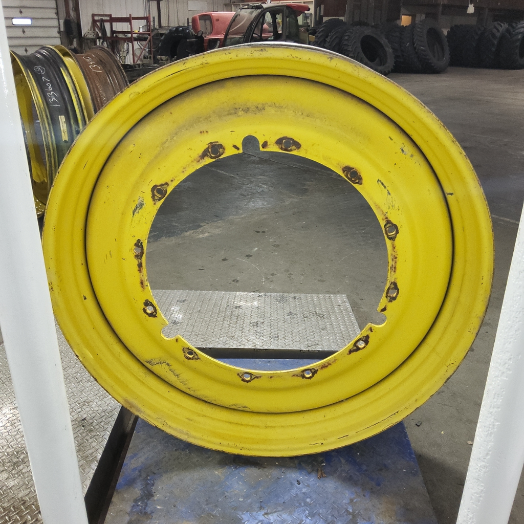 12"W x 50"D, John Deere Yellow 12-Hole Stub Disc