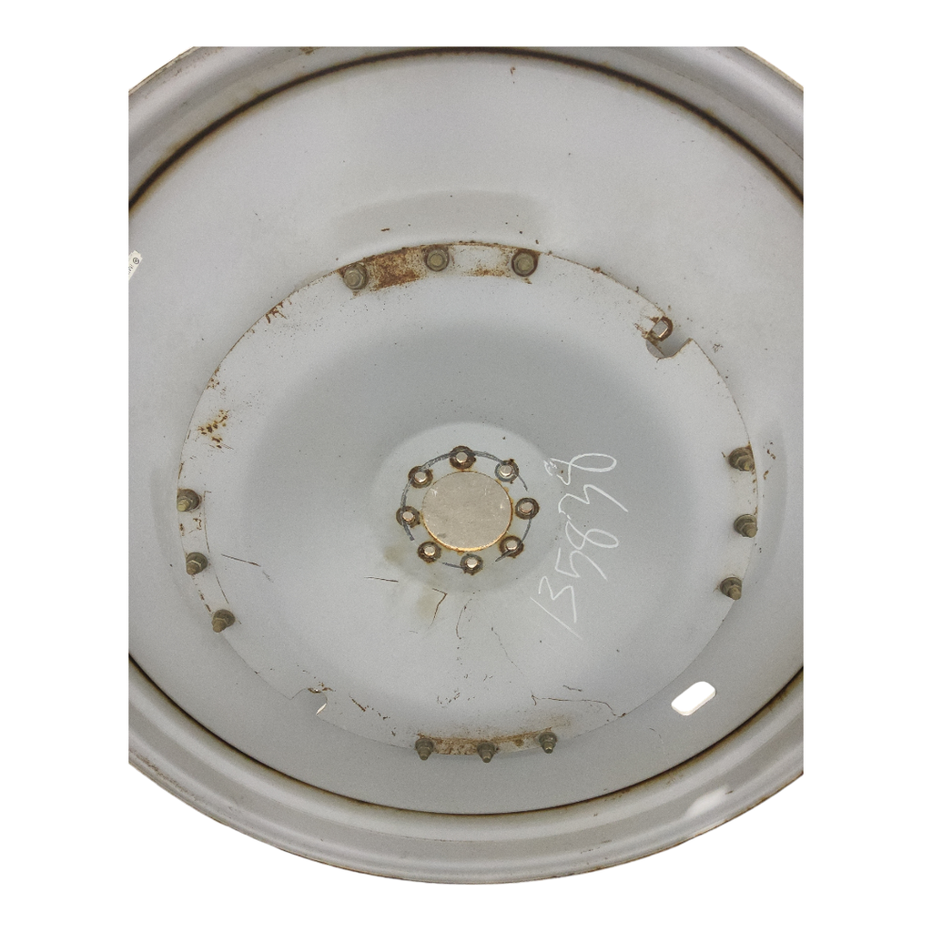 8-Hole Waffle Wheel (Groups of 3 bolts) Center for 38"-54" Rim, Agco Corp Gray