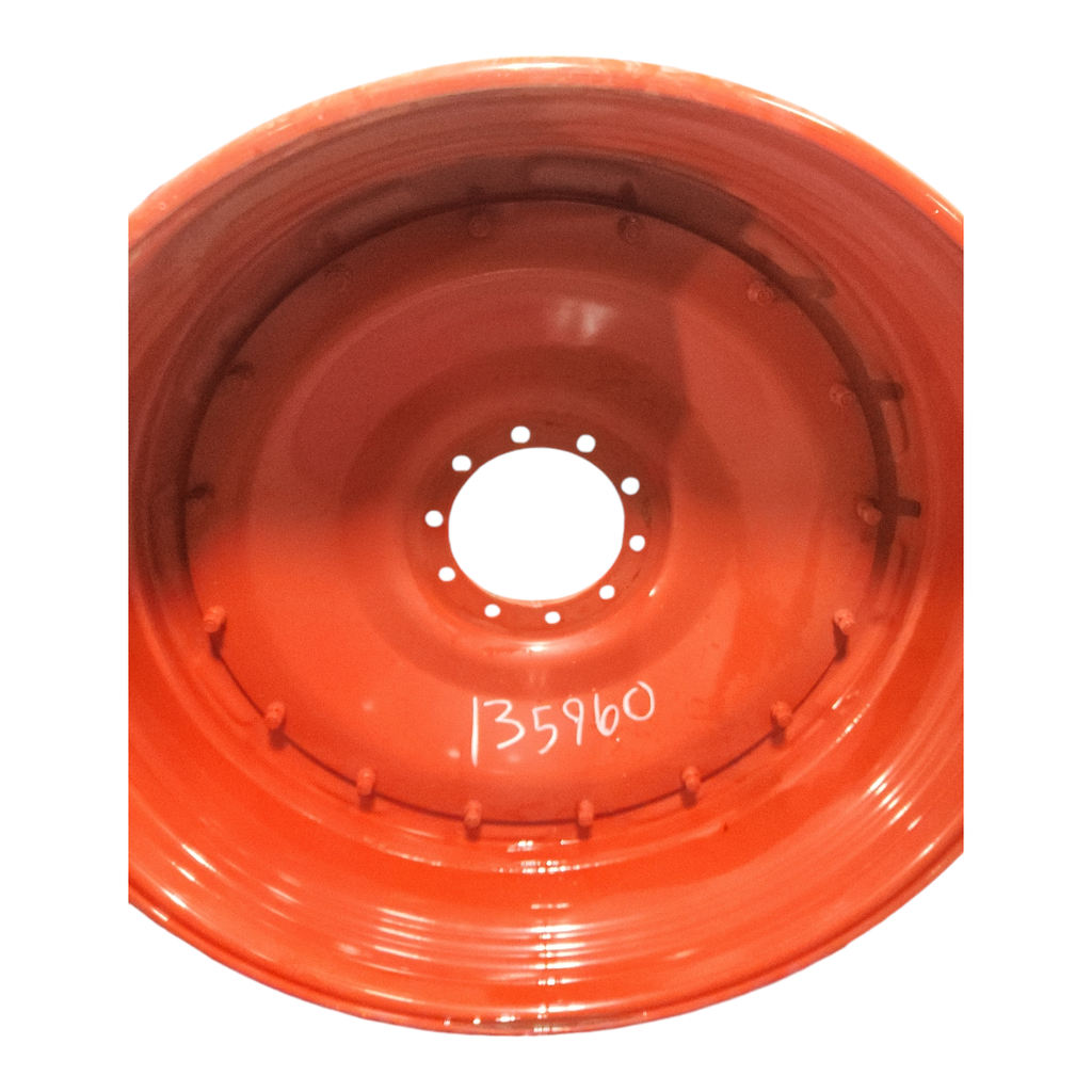 10-Hole Stub Disc Center for 46"-54" Rim, Fendt/Agco Red