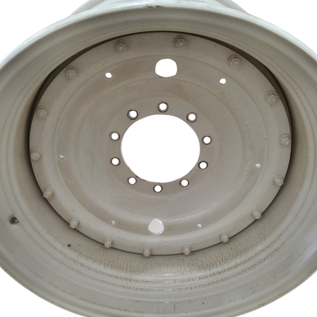10-Hole Stub Disc Center for 38"-54" Rim, New Holland White