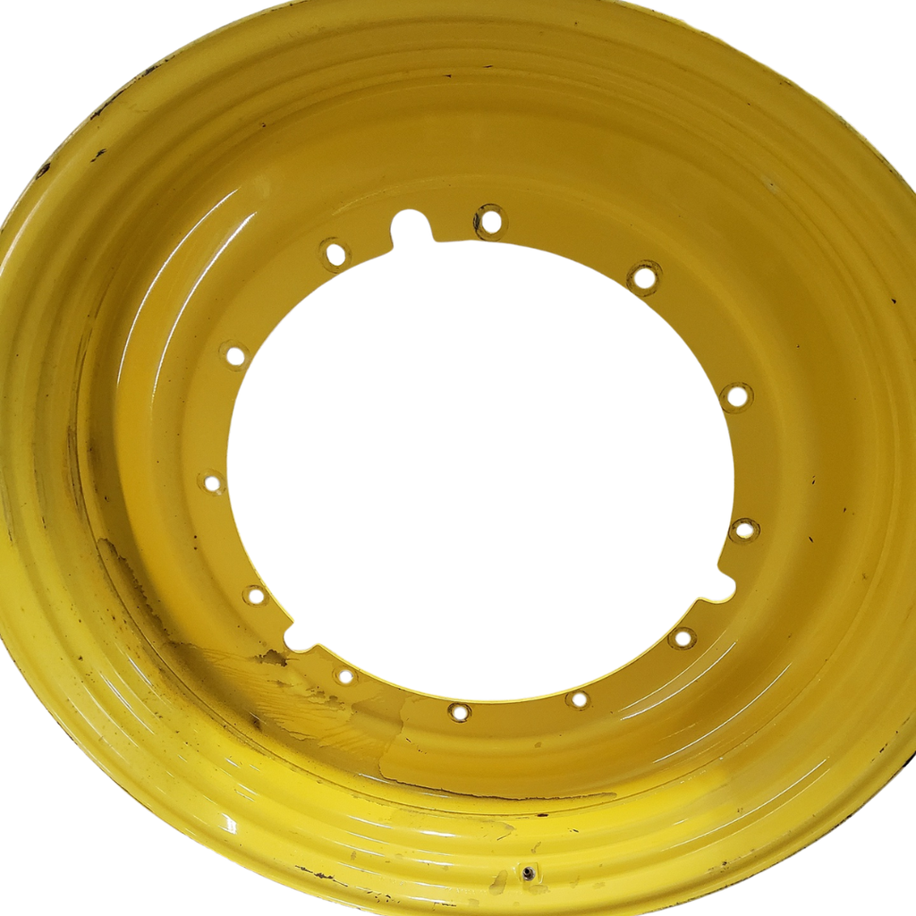 12"W x 50"D, John Deere Yellow 12-Hole Stub Disc