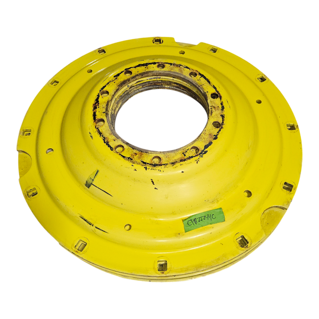 10-Hole Stub Disc Center for 38"-54" Rim, John Deere Yellow