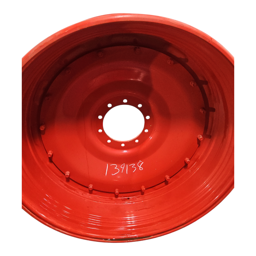 10-Hole Stub Disc Center for 46"-54" Rim, Fendt/Agco Red