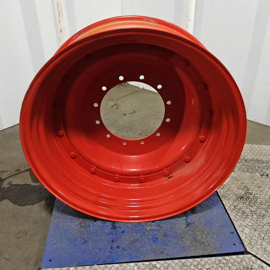 11"W x 38"D, Fendt/Agco Red 16-Hole Stub Disc