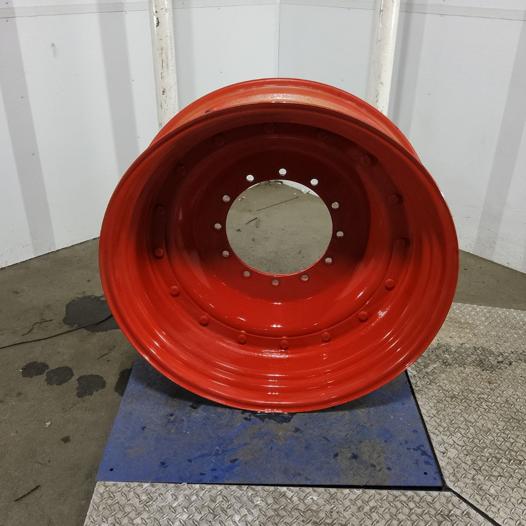 11"W x 38"D, Fendt/Agco Red 16-Hole Stub Disc