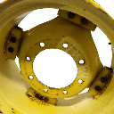 8-Hole Rim with Clamp/Loop Style (groups of 2 bolts) Center for 24" Rim, John Deere Yellow