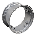 12"W x 24"D, Case IH Silver Mist 8-Hole Rim with Clamp/Loop Style (groups of 2 bolts)