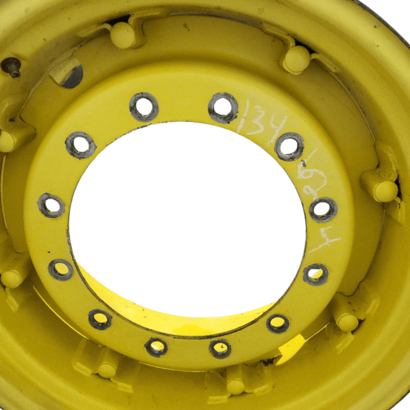 12-Hole Rim with Clamp/Loop Style Center for 28" Rim, John Deere Yellow
