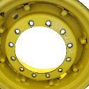 12-Hole Rim with Clamp/Loop Style Center for 28" Rim, John Deere Yellow