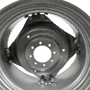 8-Hole Rim with Clamp/Loop Style (groups of 2 bolts) Center for 28"-30" Rim, Case IH Silver Mist