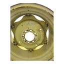 8-Hole Rim with Clamp/Loop Style Center for 28" Rim, John Deere Yellow