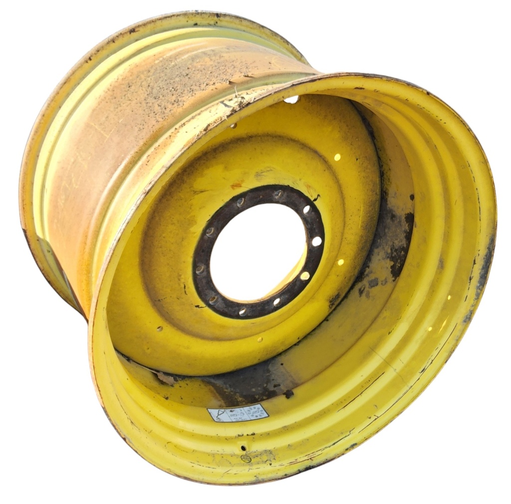 27"W x 38"D, John Deere Yellow 10-Hole Formed Plate