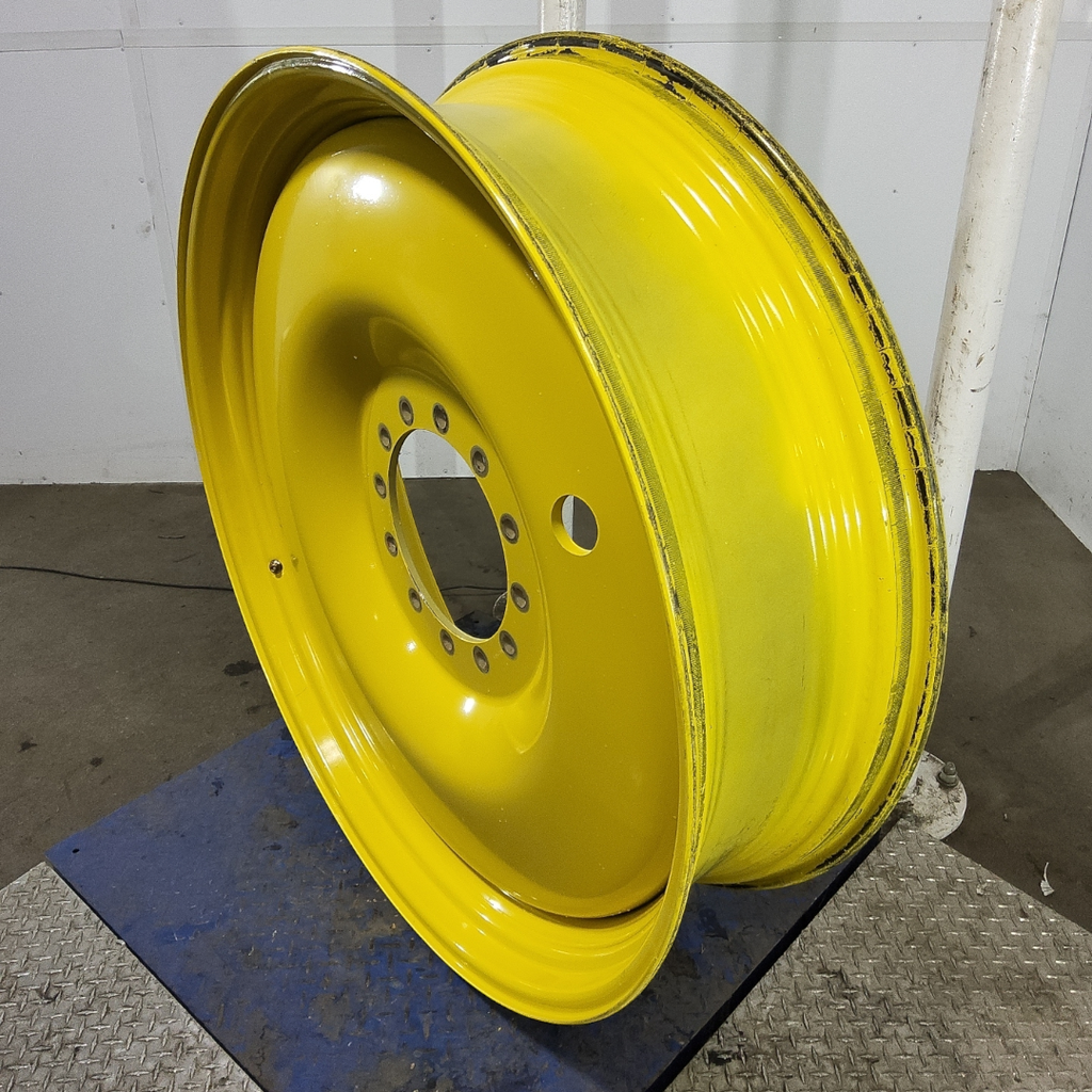 13"W x 46"D, John Deere Yellow 12-Hole Bubble Disc