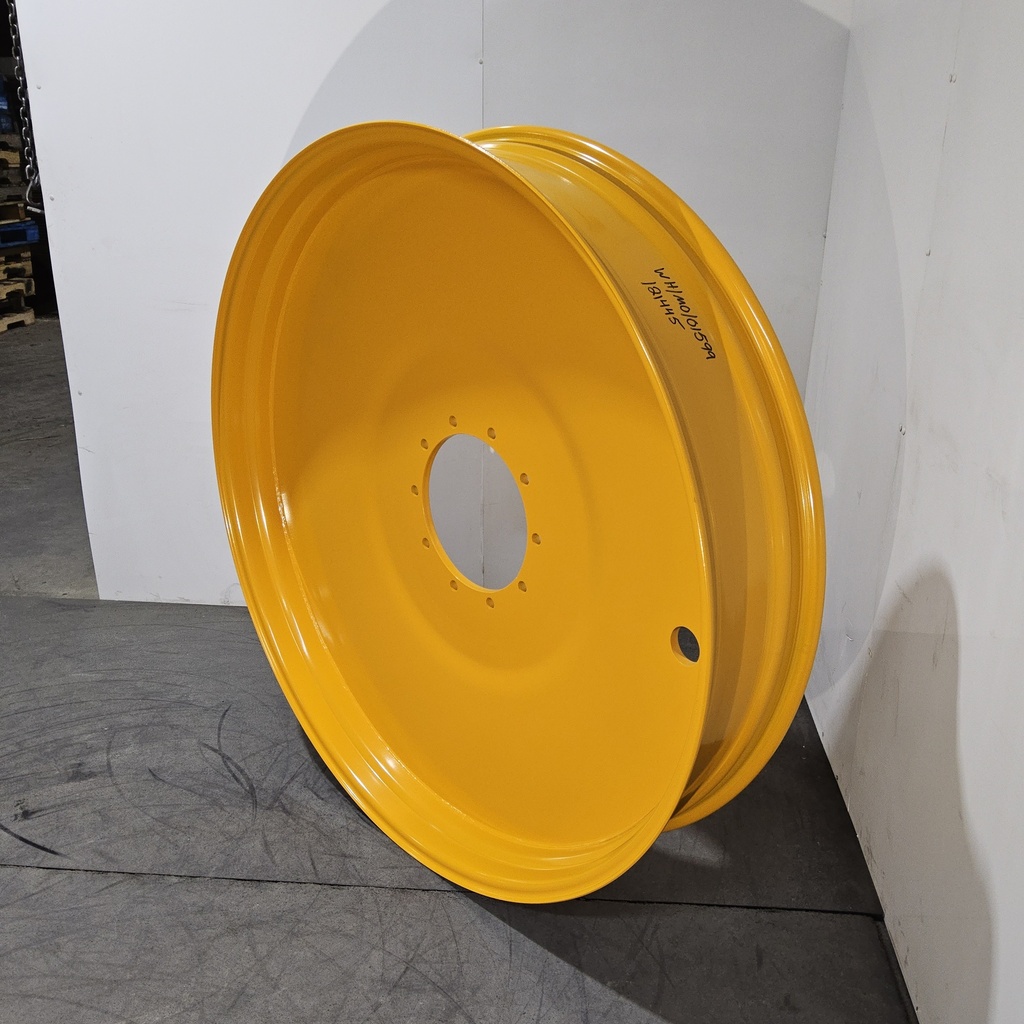 10"W x 54"D, Hagie Yellow 10-Hole Spun Disc