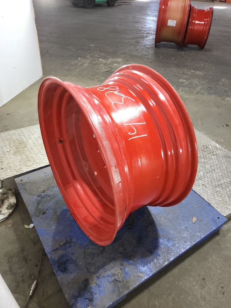 16"W x 30"D, Fendt/Agco Red 10-Hole Formed Plate
