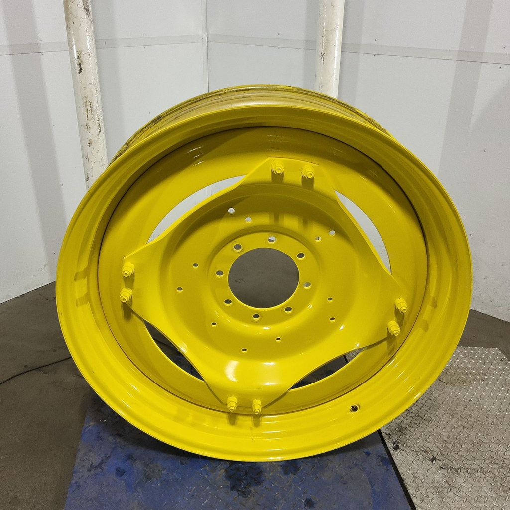 10"W x 42"D, John Deere Yellow 8-Hole Stub Disc (groups of 2 bolts)