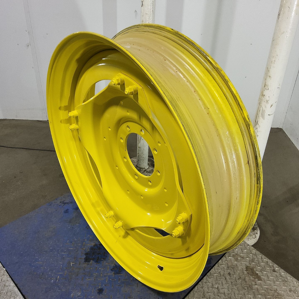 10"W x 42"D, John Deere Yellow 8-Hole Stub Disc (groups of 2 bolts)
