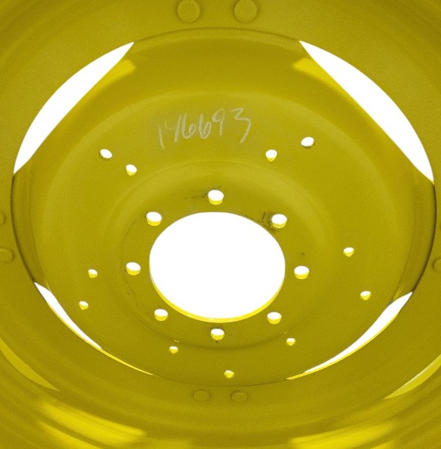 8-Hole Stub Disc (groups of 2 bolts) Center for 38"-54" Rim, John Deere Yellow