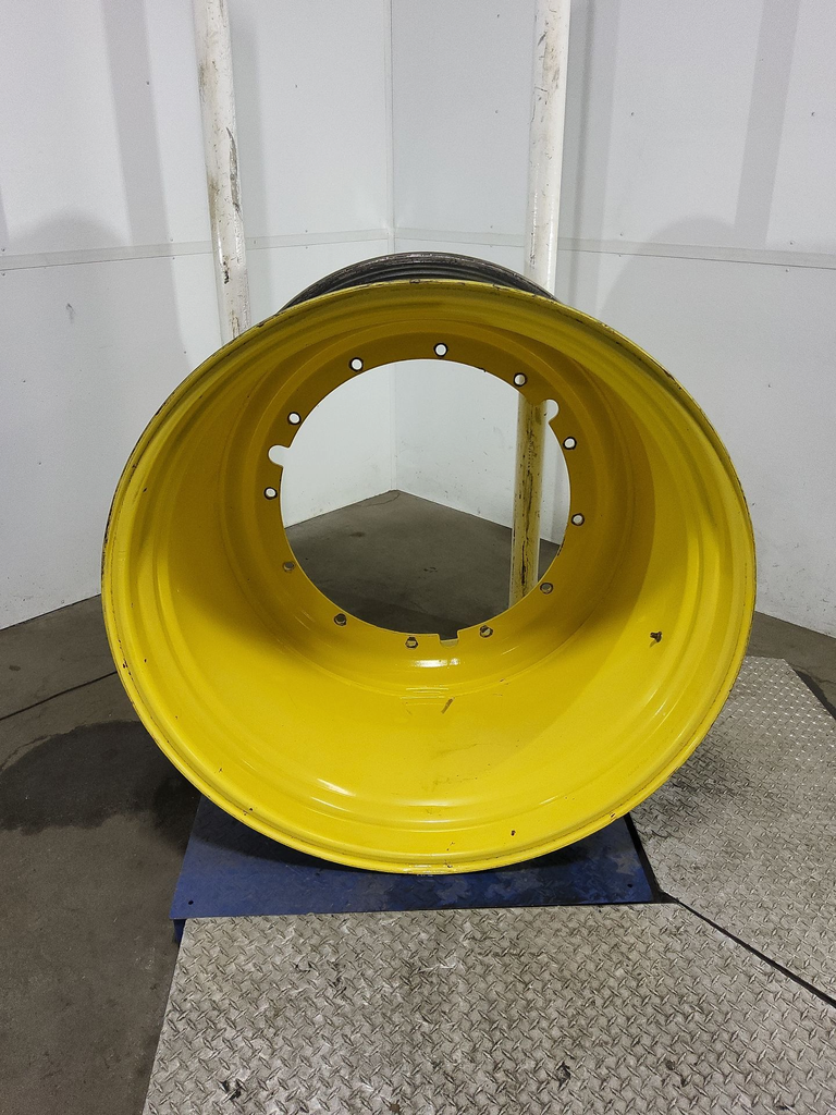38"W x 46"D, John Deere Yellow 12-Hole Stub Disc