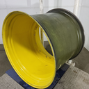 38"W x 46"D, John Deere Yellow 12-Hole Stub Disc