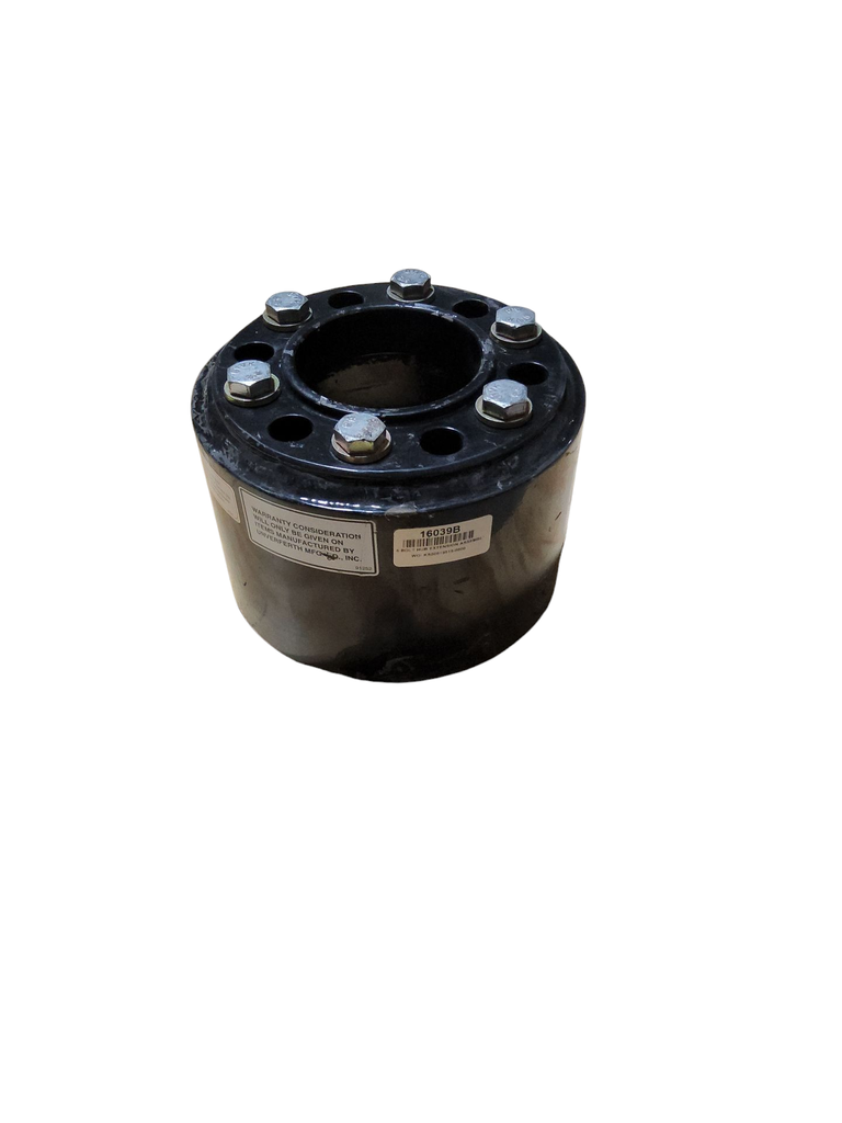 6-Hole 6"L Hub Extension, Black