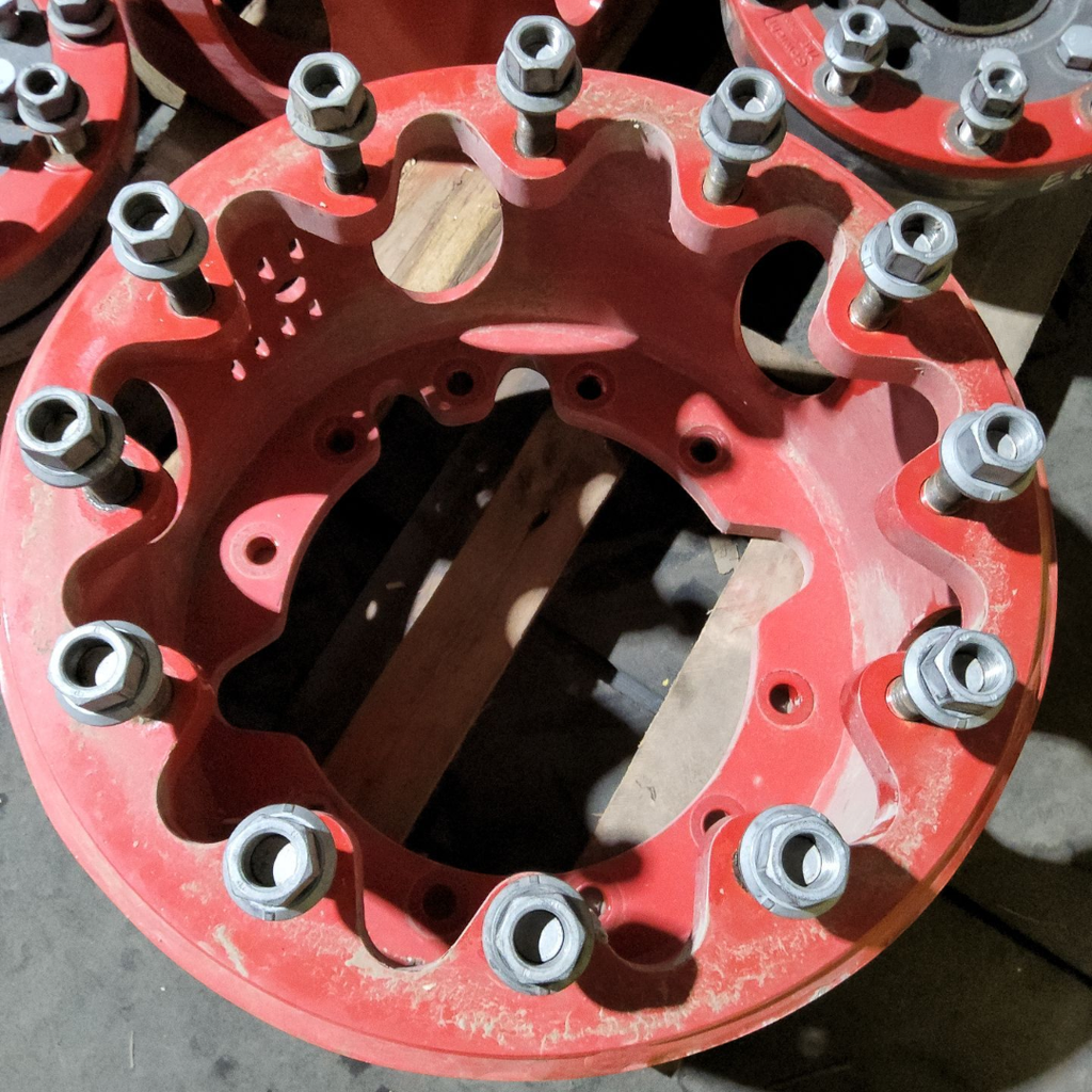 10 to 12-Hole 13.5"L FWD Spacer, Fendt/Agco Red