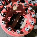 10 to 12-Hole 13.5"L FWD Spacer, Fendt/Agco Red