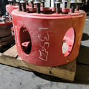 10 to 12-Hole 13.5"L FWD Spacer, Fendt/Agco Red