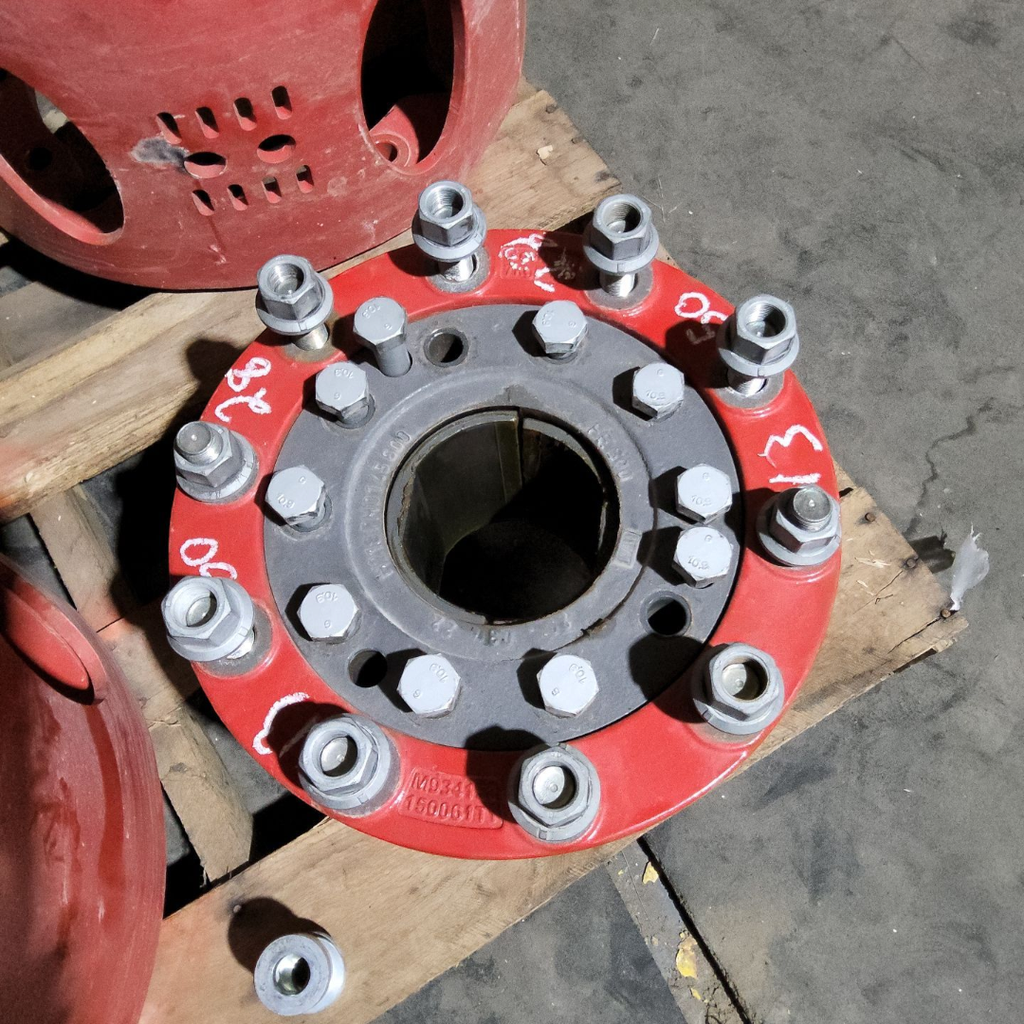 10-Hole Wedg-Lok OE Style, 4.88" (123.83mm) axle, Agco Corp Gray