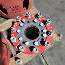 10-Hole Wedg-Lok OE Style, 4.88" (123.83mm) axle, Agco Corp Gray
