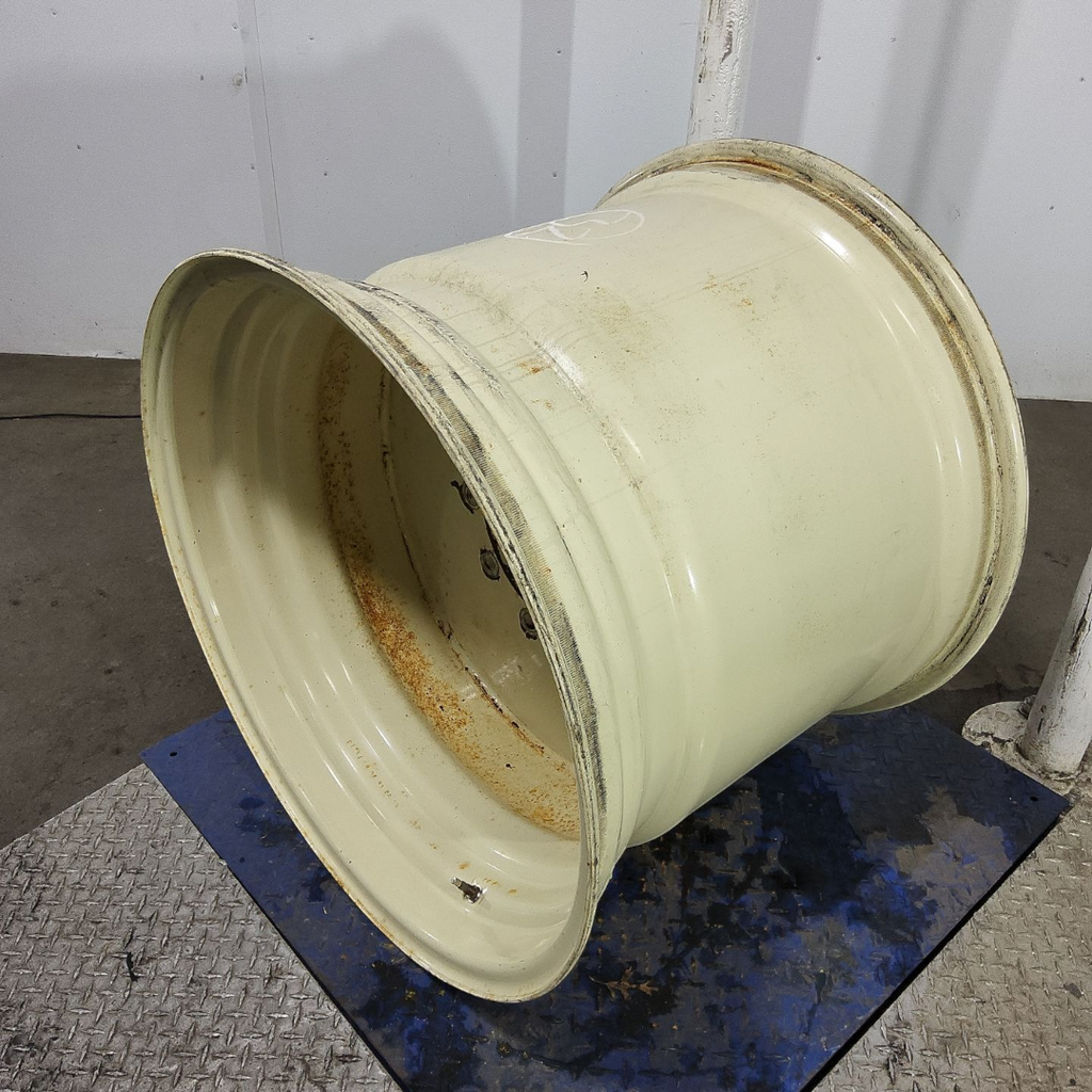 27"W x 32"D, New Holland White 10-Hole Flat Plate