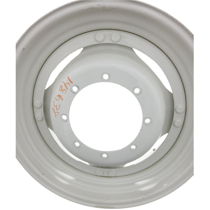 8-Hole Stub Disc (groups of 2 bolts) Center for 28" Rim, New Holland White