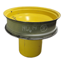 10"W x 38"D, John Deere Yellow 12-Hole FWA Direct Bolt Dual