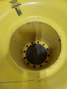 10"W x 38"D, John Deere Yellow 12-Hole FWA Direct Bolt Dual