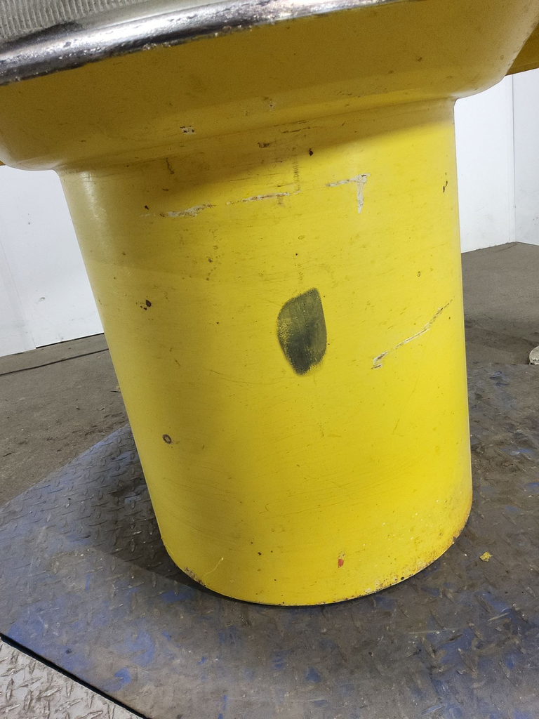 10"W x 38"D, John Deere Yellow 12-Hole FWA Direct Bolt Dual