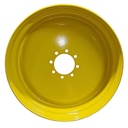 28"W x 30.5"D, John Deere Yellow 8-Hole Formed Plate