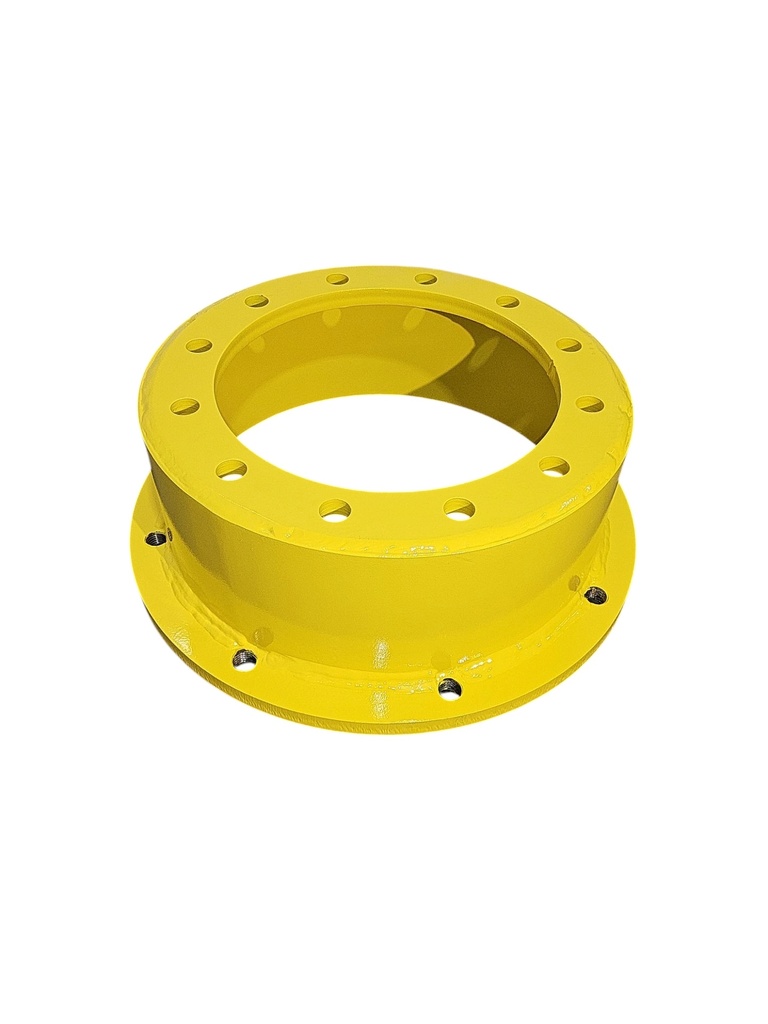 8 to 12-Hole 7"L Hub Extension(2-pc Spool Style), John Deere Yellow