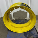 15"W x 34"D, John Deere Yellow 12-Hole Waffle Wheel (Groups of 3 bolts) 34X15 waffle JDY