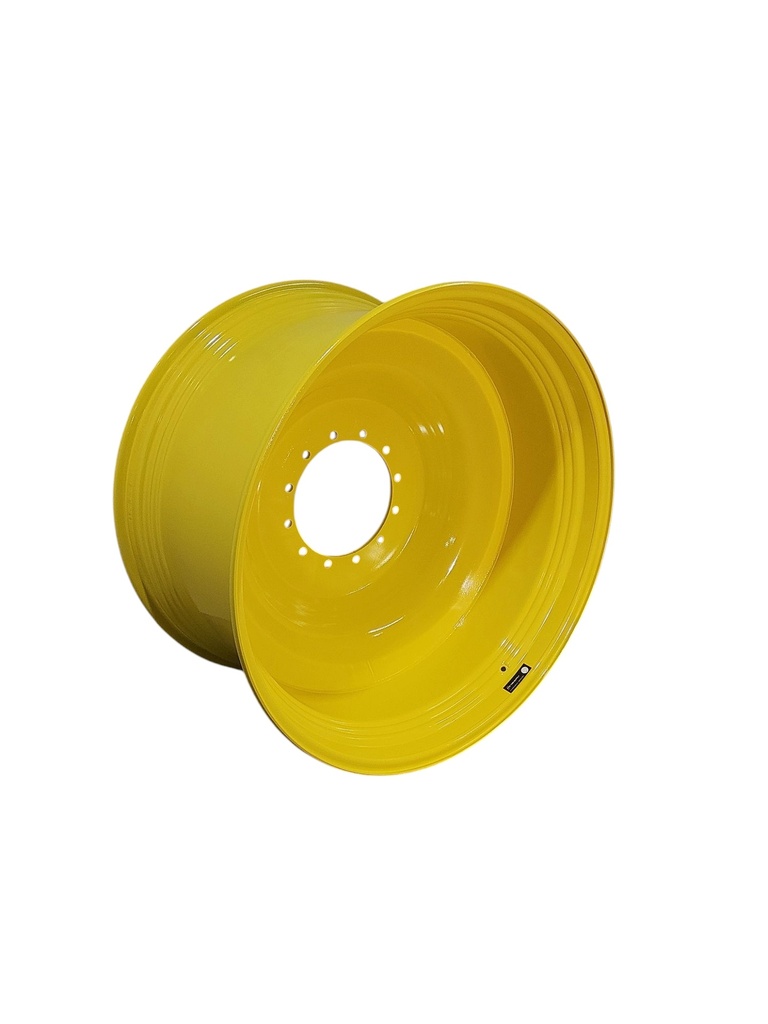 25"W x 46"D, John Deere Yellow 12-Hole Spun Disc