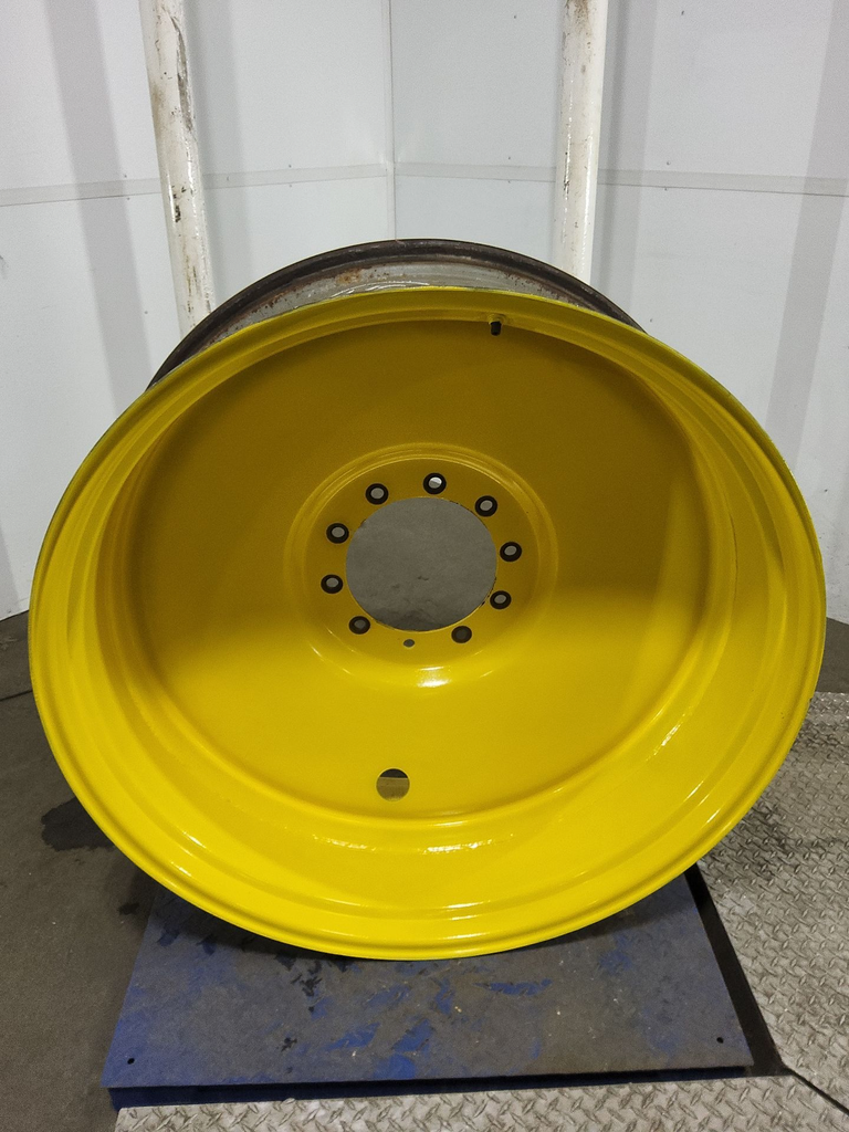 16"W x 42"D, John Deere Yellow 10-Hole Formed Plate