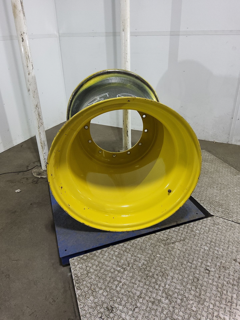 36"W x 32"D, John Deere Yellow 12-Hole Formed Plate