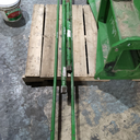 23.5"L Combine Frame Extension for John Deere Combine "S" Series ("D"22/22 spline drive shafts), John Deere Green