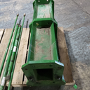 23.5"L Combine Frame Extension for John Deere Combine "S" Series ("D"22/22 spline drive shafts), John Deere Green