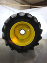 LSW1250/35R46 Goodyear Farm Custom Flo Grip R-2 on John Deere Yellow 10-Hole Formed Plate 85%