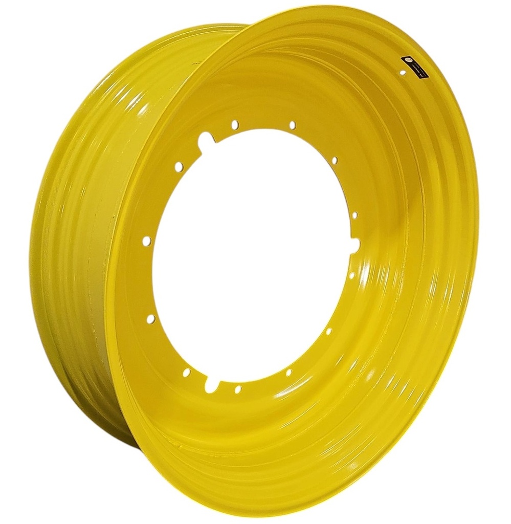 15"W x 50"D, John Deere Yellow 12-Hole Stub Disc
