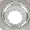 8-Hole Stub Disc (groups of 2 bolts) Center for 28" Rim, New Holland White