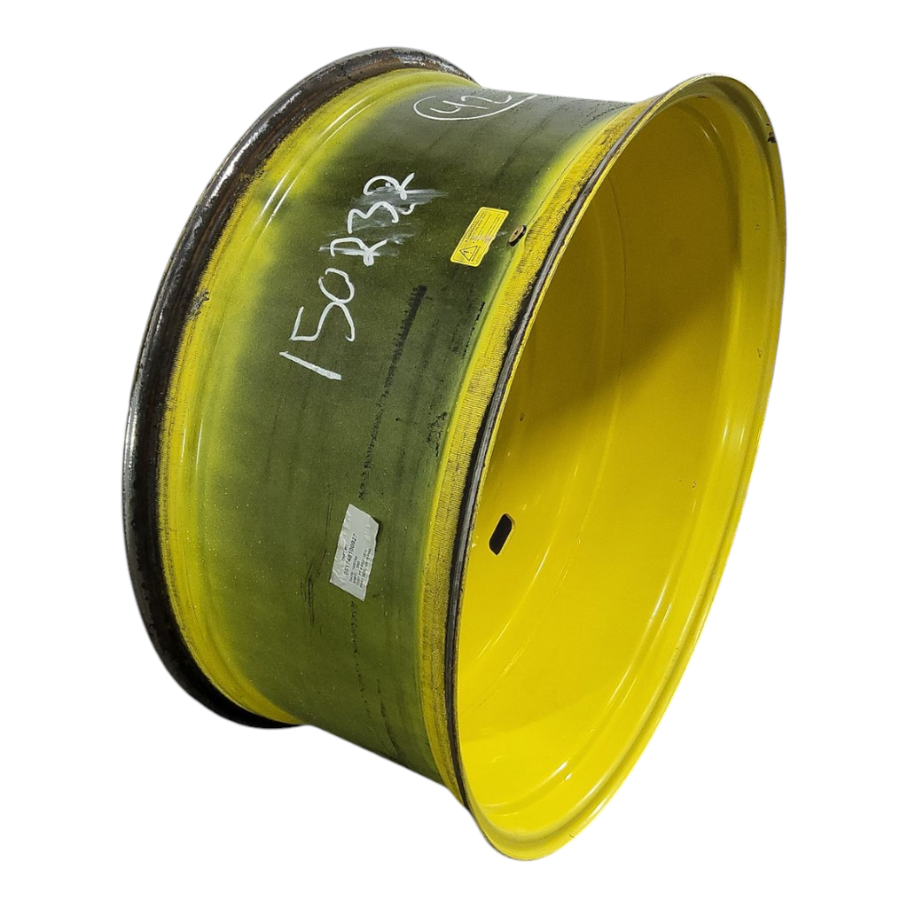 18"W x 42"D, John Deere Yellow 10-Hole Formed Plate