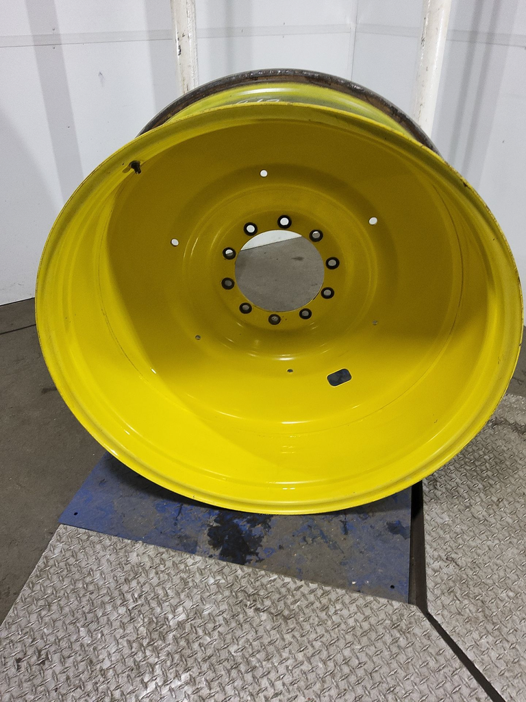 18"W x 42"D, John Deere Yellow 10-Hole Formed Plate