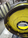 18"W x 42"D, John Deere Yellow 10-Hole Formed Plate