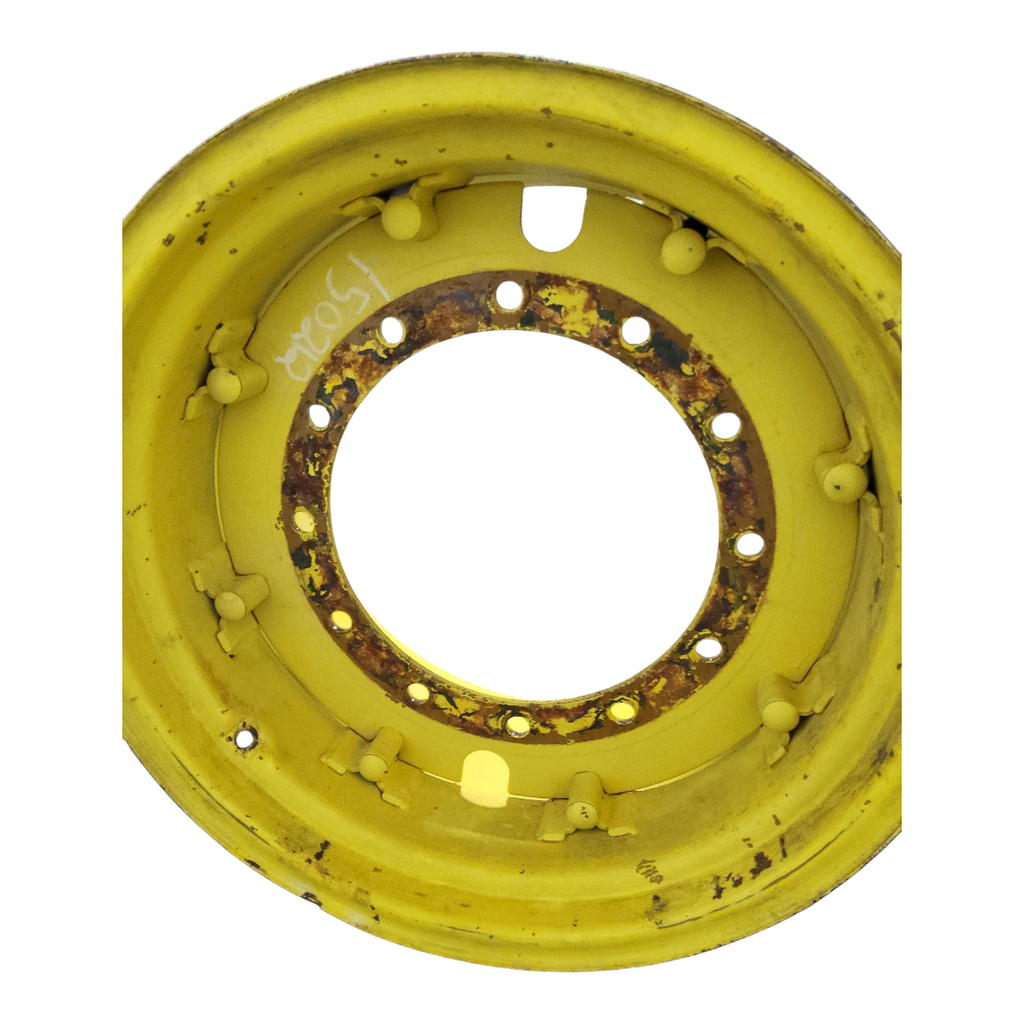 12-Hole Rim with Clamp/Loop Style Center for 26" Rim, John Deere Yellow